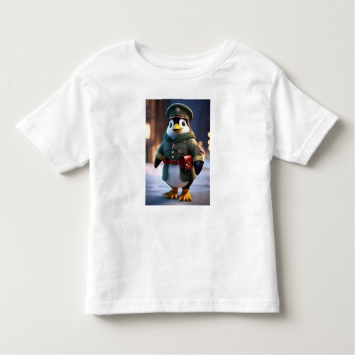 A Cute Soldier in the Antarctic Brigade Toddler T_shirt