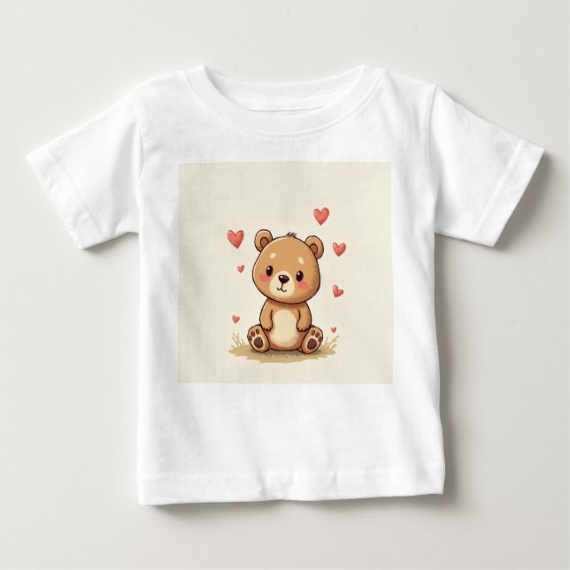 A cute teddy bear T-shirt (Front)