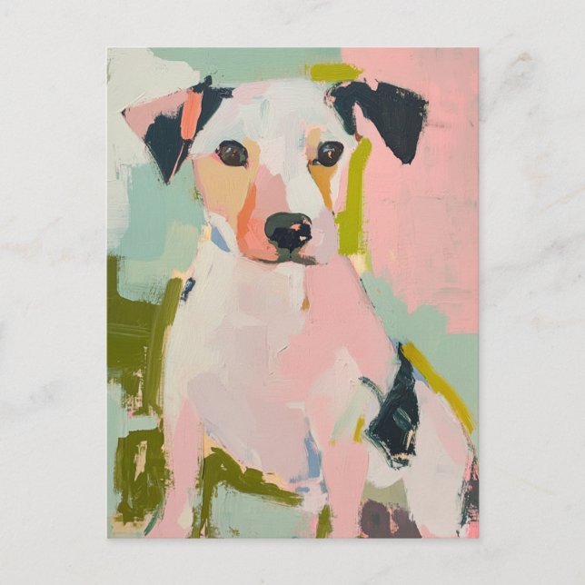 A Cute Terrier Postcard (Front)