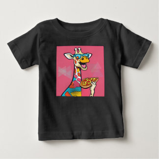A cute toddler kids baby cool giraffe design baby T-Shirt