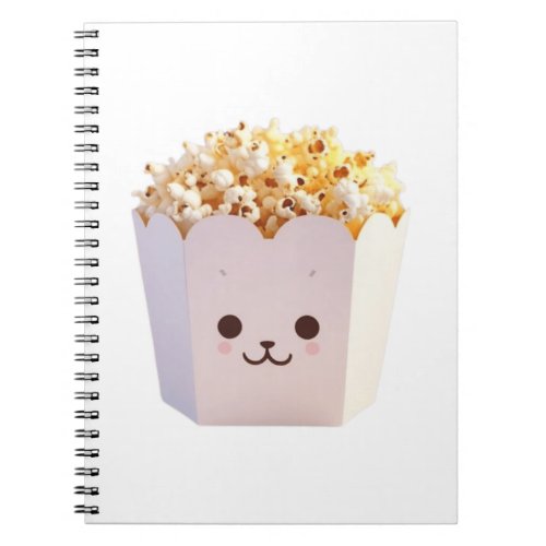 A Cute Tub of Popcorn Notebook