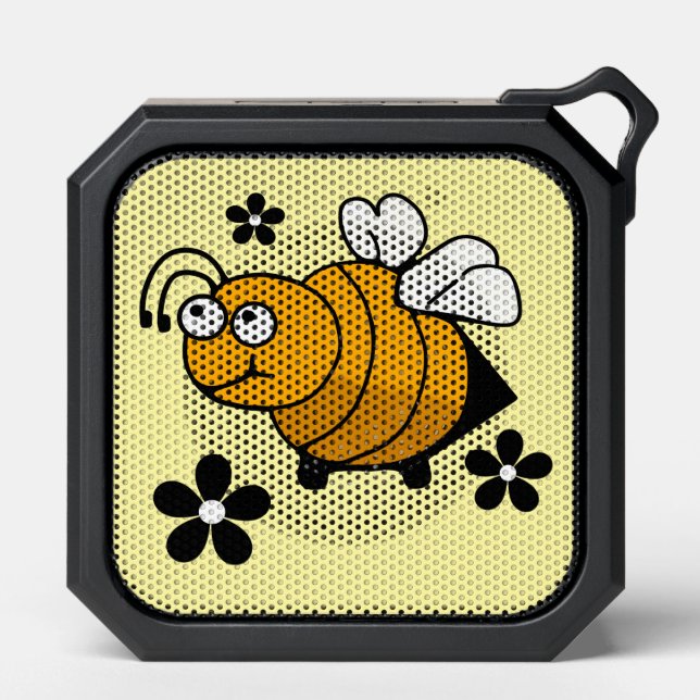 A Cute Yellow Bumble Bee   Bluetooth Speaker (Front)