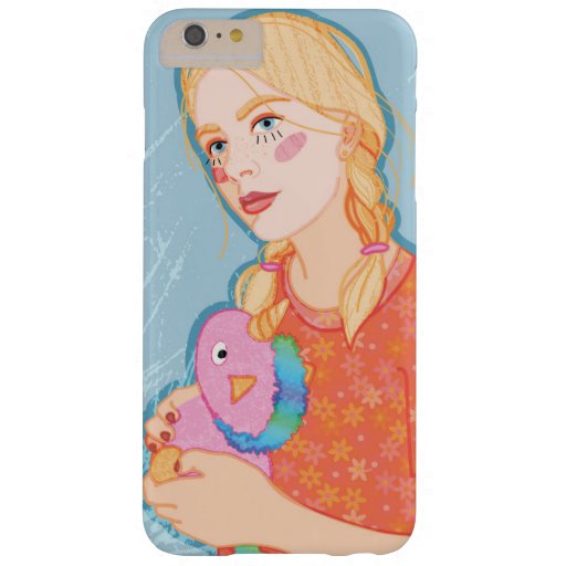 a cute young girl with blonde hair. barely there iPhone 6 plus case