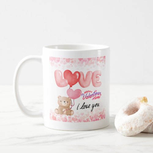 A Cutie Bear Love Coffee Mug