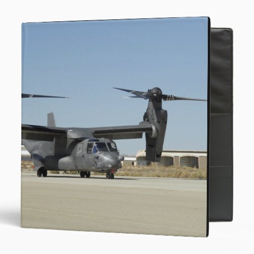 A CV_22 Osprey prepares for take_off Binder