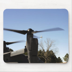 A CV-22 Osprey prepares to take off Mouse Pad