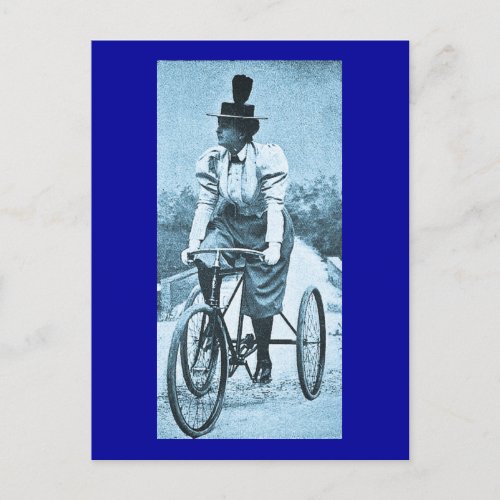 A Cycle Tour _ Vintage Postcard