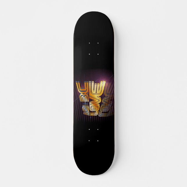 a.d and bc skateboard deck (Front)