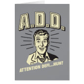 A.D.D.: Attention Defi…Huh? (Front)