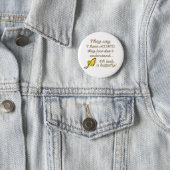 A.D.H.D. Butterfly Humor Pinback Button (In Situ)