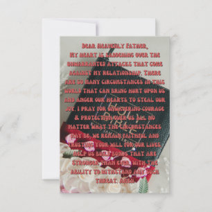 A Daily Life Prayer Flat Greeting Card