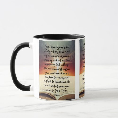 A Daily Prayer For Clarity Two_Tone Mug
