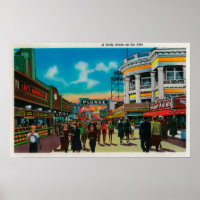 A daily scene on the Pike, Long Beach