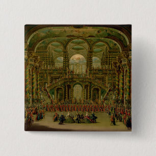 A Dance in a Baroque Rococo Palace Button