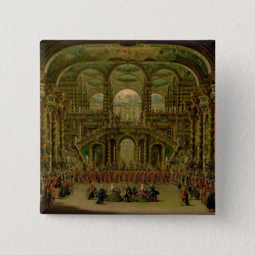 A Dance in a Baroque Rococo Palace Button