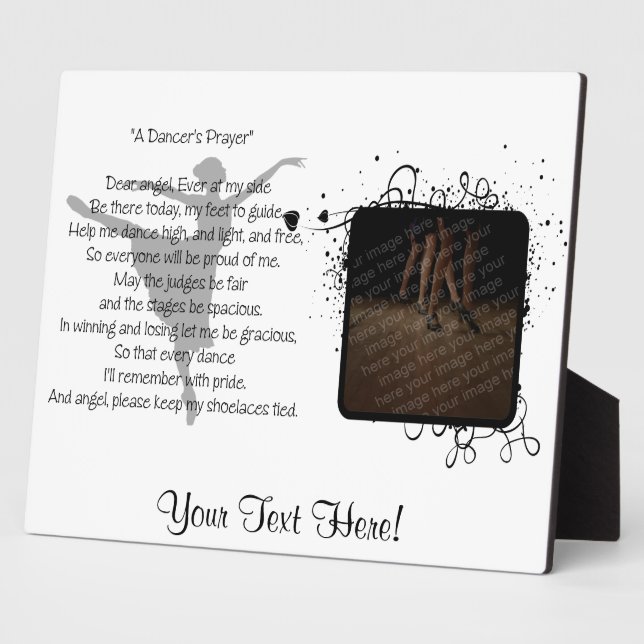 A Dancer's Prayer Dance Plaque (Side)