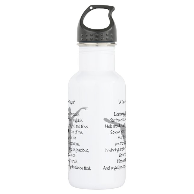 A Dancer's Prayer Dance Water Bottle (Front)