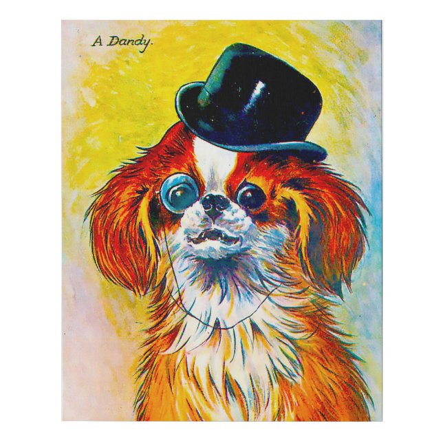 A Dandy by Louis Wain   Faux Canvas Print (Front)