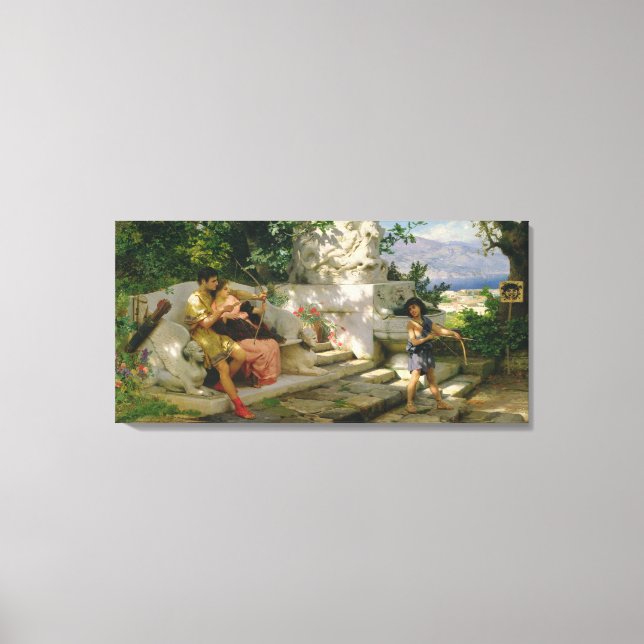 A dangerous lesson canvas print (Front)