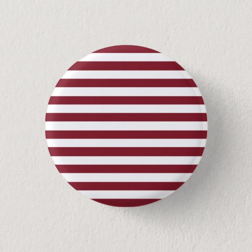 A Daring Look A Bold Red  White Stripes Pattern Pinback Button