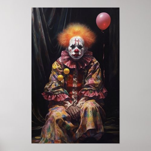 A Dark Day to be a Clown Poster