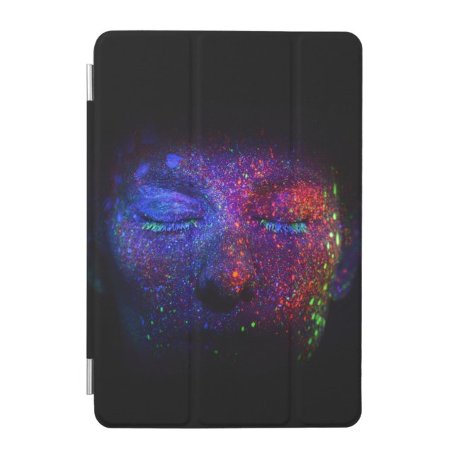 A Dark Painted Face iPad Mini Cover (Front)
