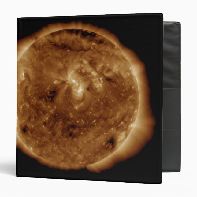 A dark rift in the sun's atmosphere binder (Front/Inside)