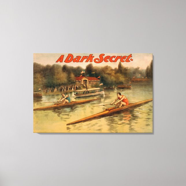A Dark Secret Theatrical Poster Canvas Print (Front)