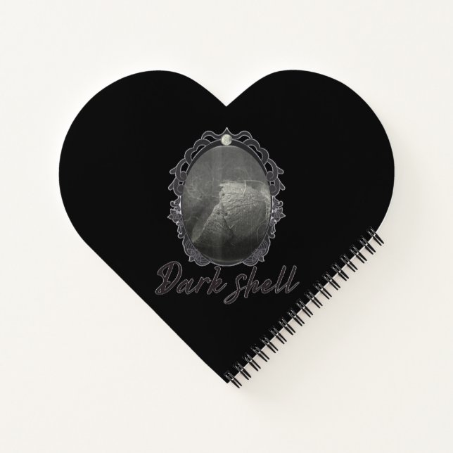A dark shell where the soul hides from the world. notebook (Back)