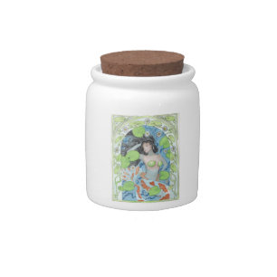 A Dark Underrcurrent Mermaid Candy Jar