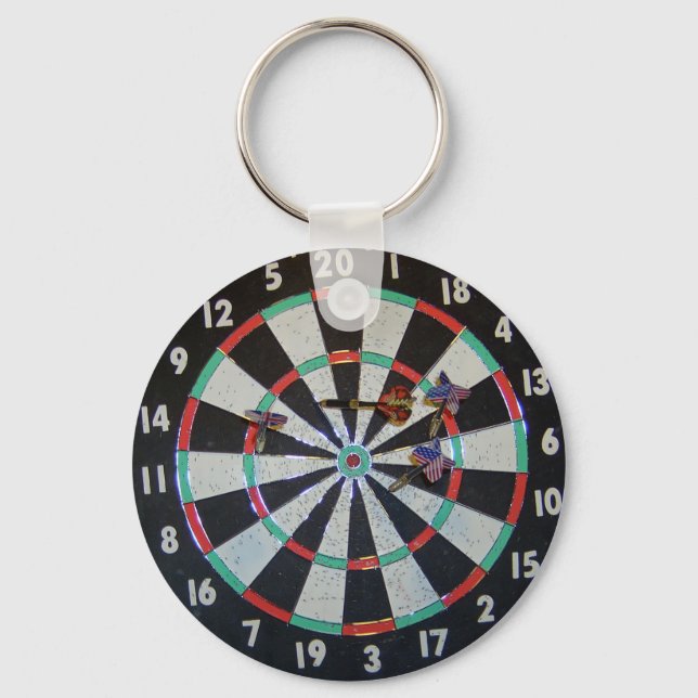 A DARTBOARD KEYCHAIN!!!! KEYCHAIN (Front)