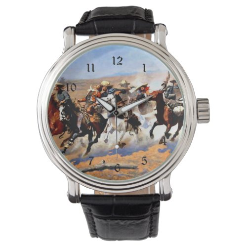 A Dash for the Timber Frederic Remington Watch
