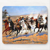 A Dash for the Timber, Frederick Remington art, Mouse Pad