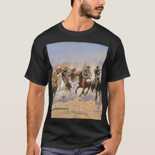 A Dash For Timber By Frederick Remington T_Shirt