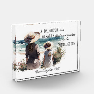 A Daughter Is A Miracle Photo Block