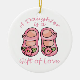 ceramic baby shoes ornament