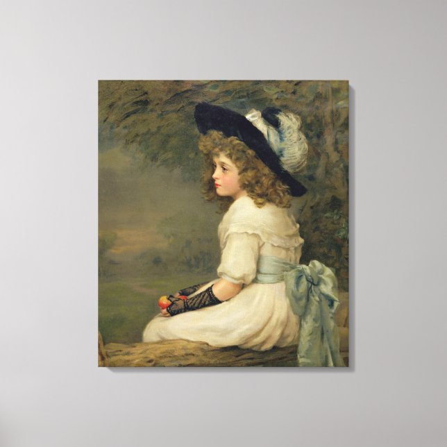 A Daughter of Eve, Pears Annual, Christmas, 1899 Canvas Print (Front)