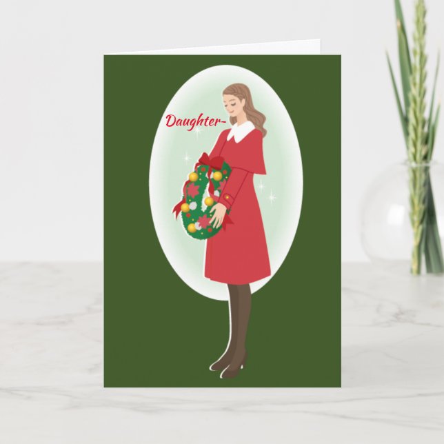 A DAUGHTER'S CHRISTMAS CARD (Front)