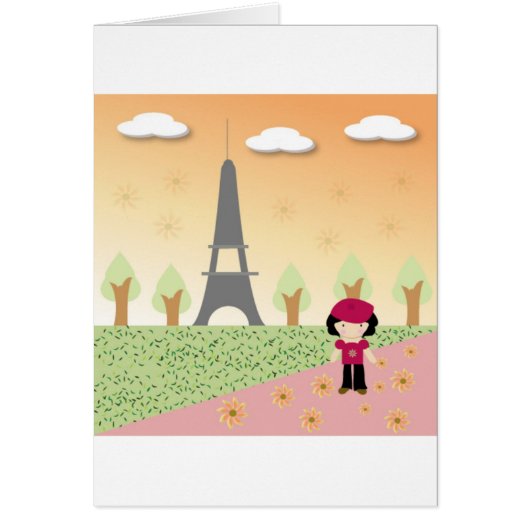 A day at Paris Cards (Front)