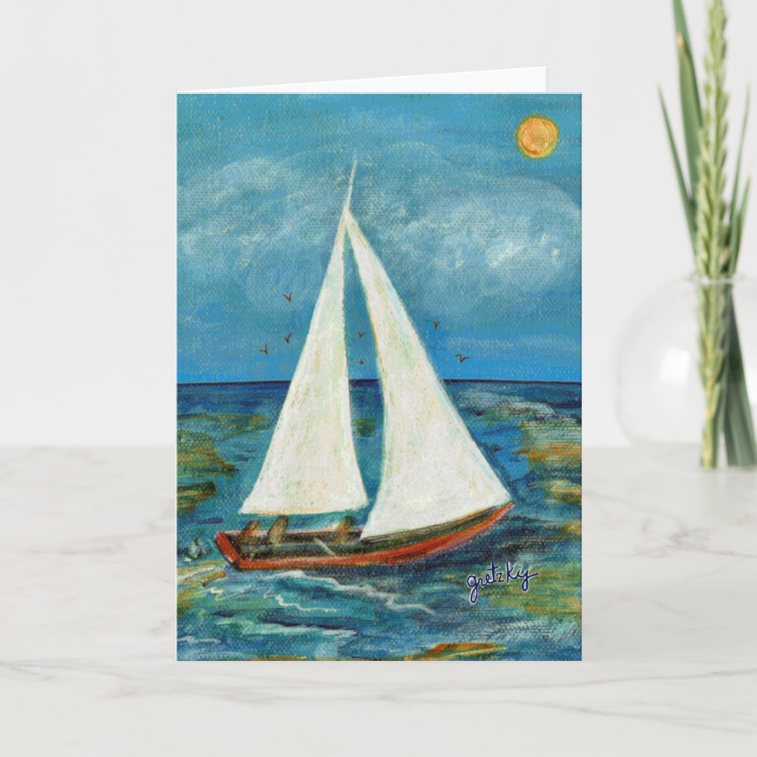 A Day at Sea Greeting Card | Zazzle