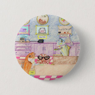 A Day At The Bank Pinback Button