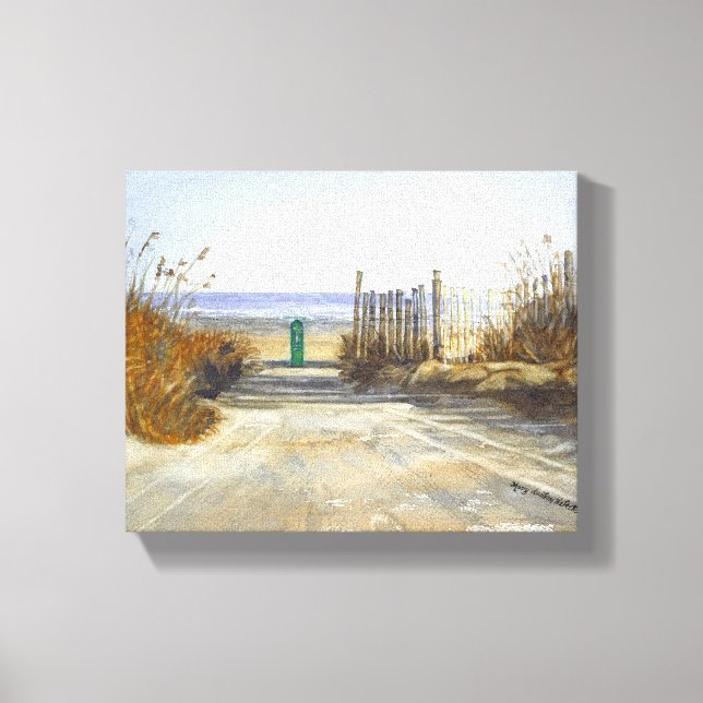 A Day at the Beach Canvas Print (Front)