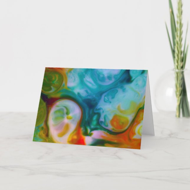 "A Day at the Beach" Greeting Card (Front)