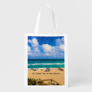 A Day at the Beach Grocery Bag