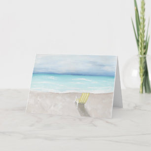 A Day at the Beach Holiday Card