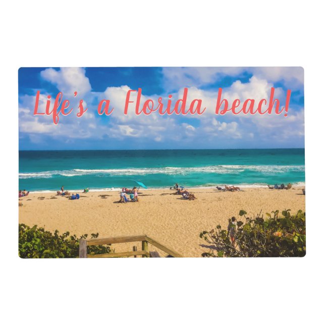 A Day at the Beach Placemat (Front)