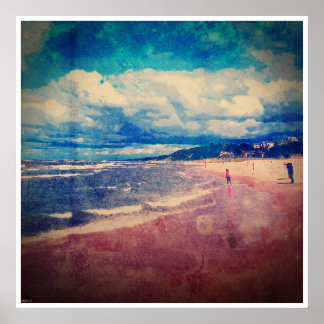 A Day At The Beach Poster