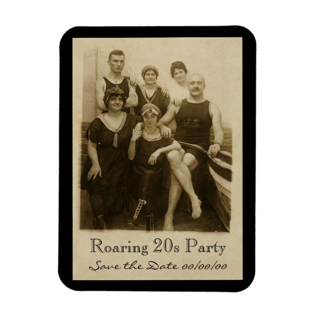 A Day at the Beach Save-the-Date Magnet (Vertical)