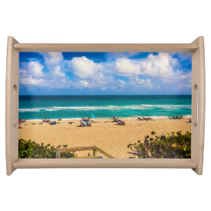 A Day at the Beach Serving Tray