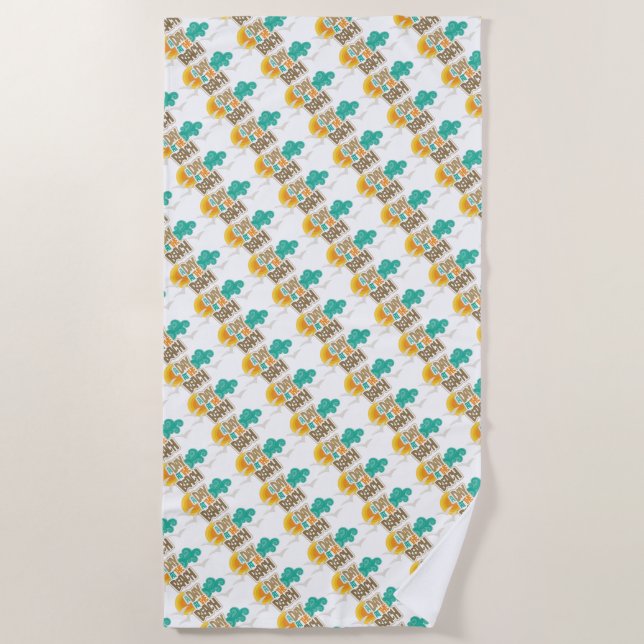 A Day at the Beach Towel (Front)